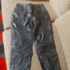 Leather pants
